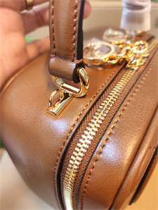 Gu.cci Blondie Top Handle Bag Brown Leather 744434