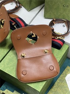 Gu.cci Blondie Mini Bag Brown Leather 698643