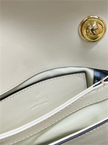 Gu.cci Blondie Mini Bag White Leather 698643