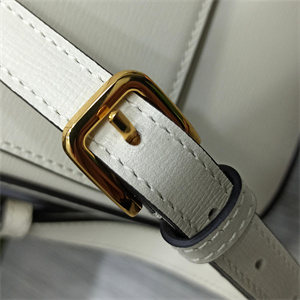 Gu.cci Horsebit 1955 Small Shoulder Bag White leather 645454