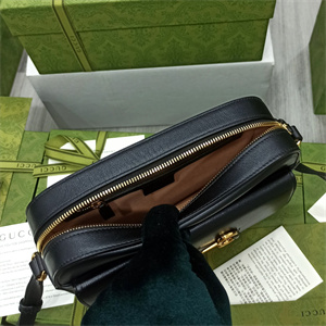 Gu.cci Horsebit 1955 Small Shoulder Bag Black leather 645454