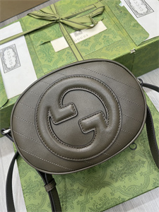 Gu.cci Blondie Mini Shoulder Bag Brown Leather 760175