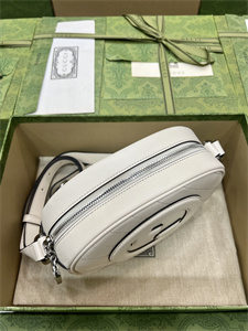 Gu.cci Blondie Mini Shoulder Bag White Leather 760175