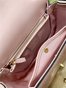 Gu.cci Blondie Small Top Handle Bag Pink Leather 735101