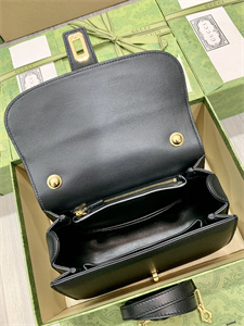 Gu.cci Blondie Small Top Handle Bag Black Leather 735101