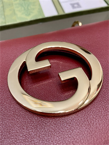 Gu.cci Blondie Mini Bag Red Leather 698643