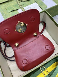 Gu.cci Blondie Mini Bag Red Leather 698643