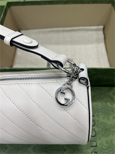 Gu.cci Blondie Small Shoulder Bag White Leather 760169