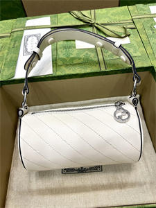 Gu.cci Blondie Mini Shoulder Bag White Leather 760170