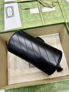 Gu.cci Blondie Mini Shoulder Bag Black Leather 760170