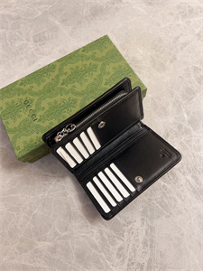 Gu.cci Blondie Wallet Black Leather 760336