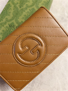 Gu.cci Blondie Wallet Brown Leather 760336