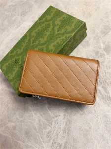 Gu.cci Blondie Wallet Brown Leather 760336