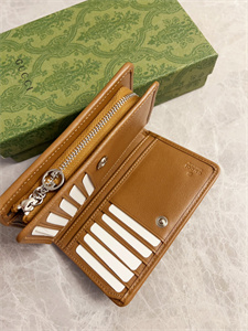 Gu.cci Blondie Wallet Brown Leather 760336