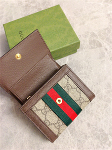 gu.cci ophidia tri-fold wallet gg S*p*e canvas 523174