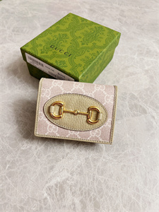 gu.cci horsebit 1955 card case wallet S*p*e canvas 621887