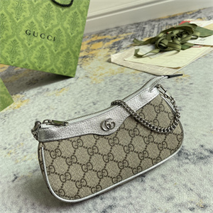gu.cci ophidia mini bag gg S*p*e canvas silver 764960