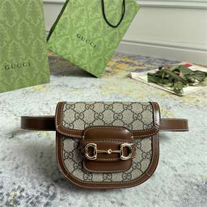 gu.cci horsebit 1955 rounded belt bag S*p*e canvas 760198
