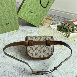 gu.cci horsebit 1955 rounded belt bag S*p*e canvas 760198