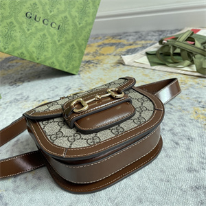 gu.cci horsebit 1955 rounded belt bag S*p*e canvas 760198