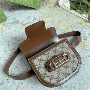 gu.cci horsebit 1955 rounded belt bag S*p*e canvas 760198