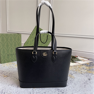Gu.cci Ophidia Mini Tote Bag Black Leather 765043