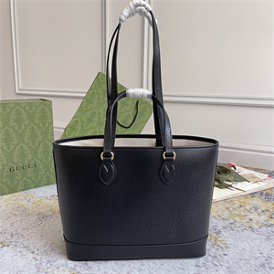 Gu.cci Ophidia Mini Tote Bag Black Leather 765043
