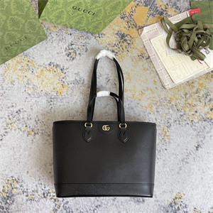 Gu.cci Ophidia Mini Tote Bag Black Leather 765043