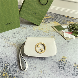 Gu.cci Blondie Mini Bag White Leather 698630