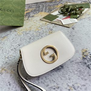 Gu.cci Blondie Mini Bag White Leather 698630