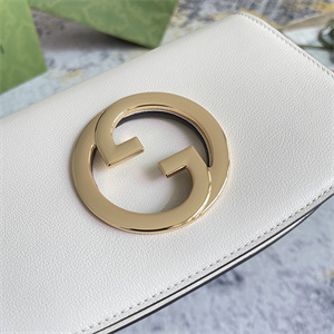 Gu.cci Blondie Mini Bag White Leather 698630