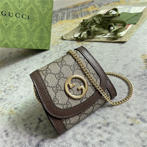 gu.cci blondie medium chain wallet gg S*p*e canvas 725219