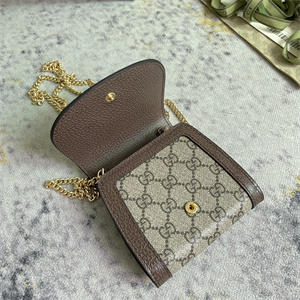 gu.cci blondie medium chain wallet gg S*p*e canvas 725219