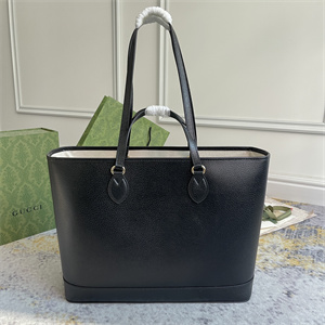Gu.cci Ophidia Medium Tote Bag Black Leather 778958