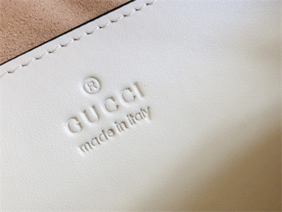 Gu.cci GG Marmont Small Shoulder Bag White 447632