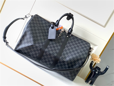 L.V Keepall Bandoulière 45 Damier Graphite M41418