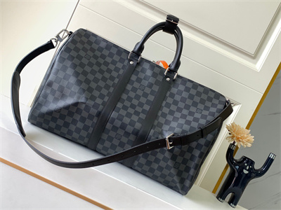 L.V Keepall Bandoulière 45 Damier Graphite M41418