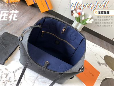 L.V Neverful MM Monogram Empreinte Black M45685