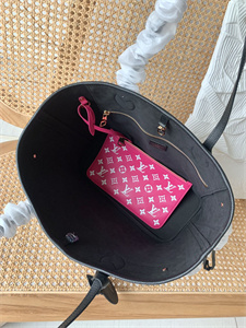 L.V Neverful MM Monogram Empreinte Black/White M46103