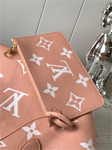 L.V Neverful MM Monogram Empreinte Pink M46329