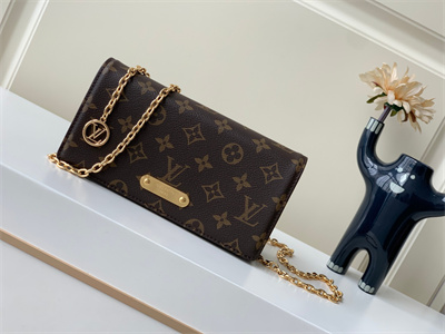 L.V Wallet On Chain LiLy Monogram Canvas M82509