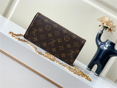L.V Wallet On Chain LiLy Monogram Canvas M82509