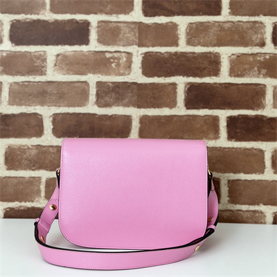 G*u*i horsebit 1955 shoulder bag pink leather 602204