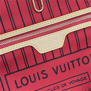 L.V Neverful MM Monogram Canvas Inside Red M41177