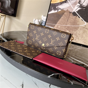 L.V  Felicie Pochette Monogram Canvas Chain M61276