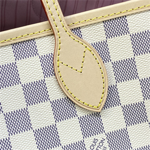 L.V Neverful GM Damier Azur Inside Pink N40604