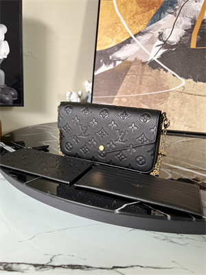 L.V  Felicie Pochette Monogram Empreinte Black M82477
