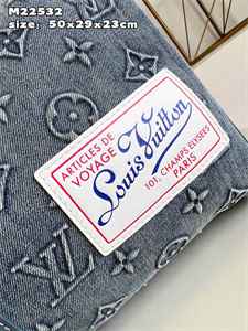 L.V Keepall Bandoulière 50 Monogram Washed Denim M22532