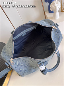 L.V Keepall Bandoulière 50 Monogram Washed Denim M22532