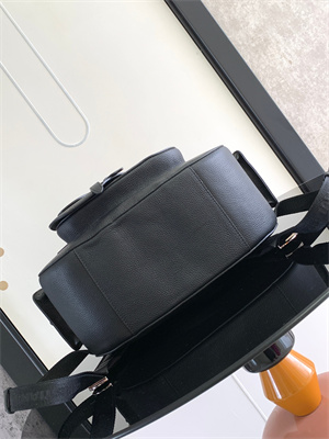 Di.or Maxi Gallop  Backpack Grained Calfskin Black